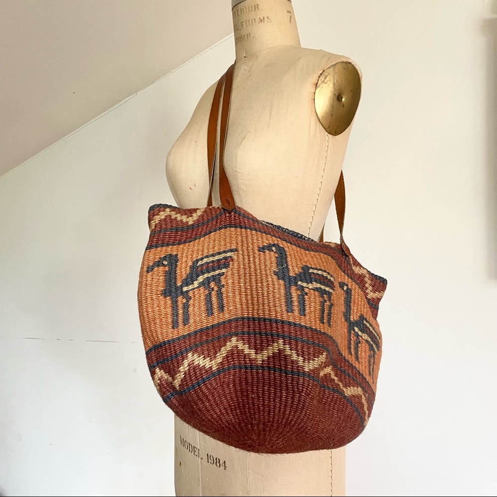 Vintage sisal bag